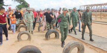 Inaugurada cancha de instrucción cívico-militar en Carvajal