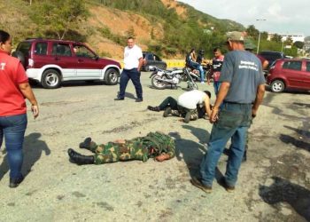 Un militar fallecido y tres heridos en  accidente en San Antonio del Táchira
