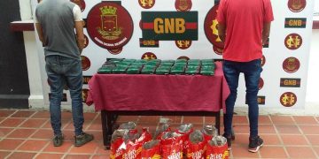 Guardia Nacional incauta 24 panelas de marihuana en el terminal de pasajeros de San Antonio