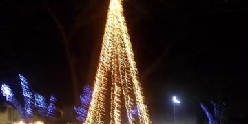 Encendido de luces de navidad en Betijoque