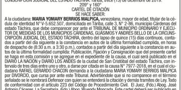 CARTEL MARIA BERRIOS