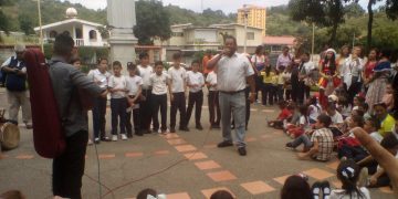 Con dos canciones inéditas CP “Las Acacias” participó en parrandón intercircuital