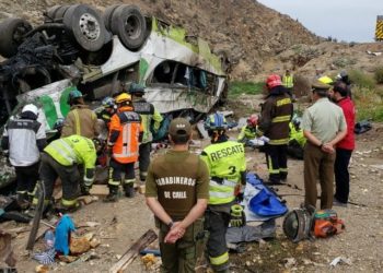 Una venezolana, entre víctimas fatales del vuelco del bus en Chile