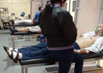 Personal del HC de San Cristóbal acusa colapso en triaje Covid19 ante gran número de pacientes el 1 de enero