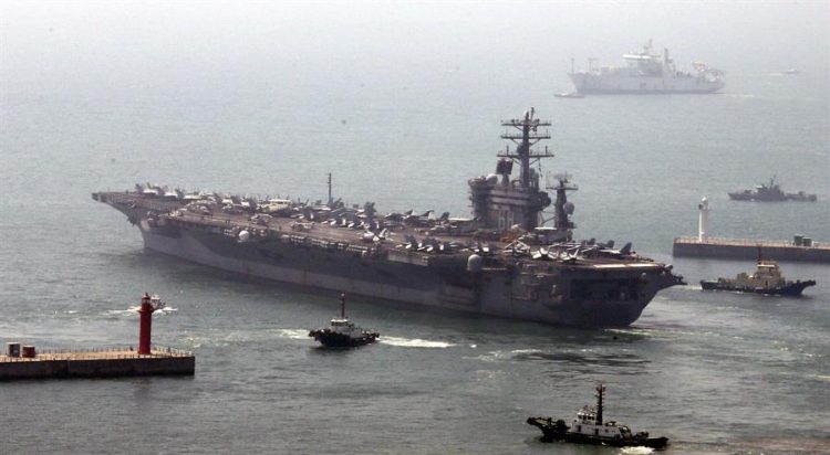 EE.UU. retira un portaaviones de Oriente Medio en plenas tensiones con Irán
