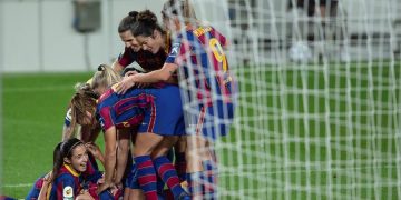 5-0. El Barça golea en el Camp Nou para continuar en lo más alto