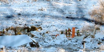 Cinco muertos y cinco desaparecidos por deslizamiento de tierra en Noruega