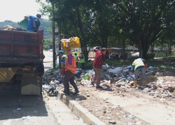 Más de 400 toneladas de basura acumuladas  en San Cristóbal por falta de combustible