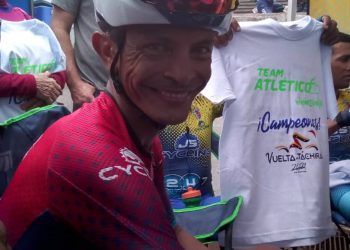 Manuel Medina «guerreó» en la Vuelta al Táchira y quiere más