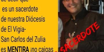 Alertan sobre falso sacerdote en El Vigía