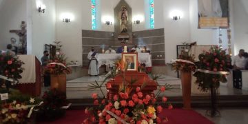 Misa exequial del Ing Elio Marcaccio