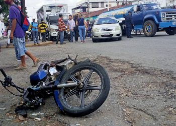 Un lesionado en accidente de tránsito en Sabana de Mendoza