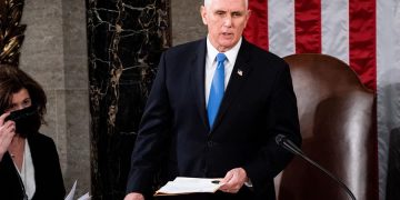 El vicepresidente Pence dice que el «ataque» al Capitolio es intolerable