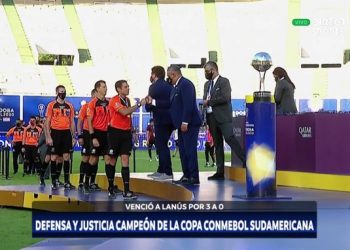 Defensa y Justicia goleó 3-0 al Lanús y es campeón de la Sudamericana