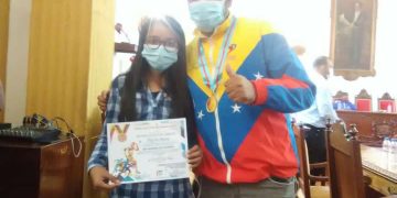 Neyslin Acosta reconocida por el Clem como atleta destacada del estado Mérida