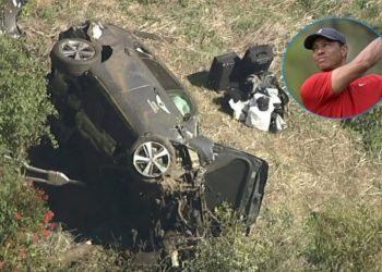 Tiger Woods estable tras terrible accidente automovilístico