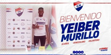 Yeiber Murillo es nuevo refuerzo del Nacional de Paraguay