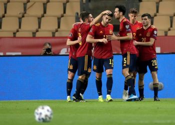 3-1. España disipa dudas y endereza el rumbo hacia Catar 2022