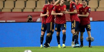 3-1. España disipa dudas y endereza el rumbo hacia Catar 2022