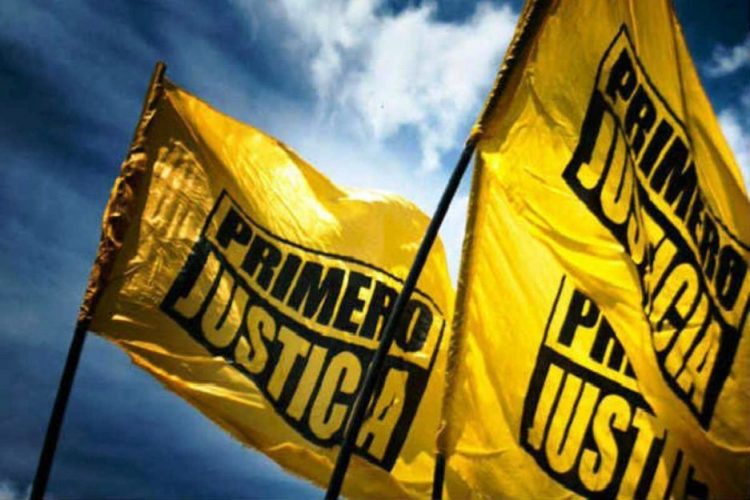 Primero Justicia “Nuestra bandera clamando justicia y se mantendrá izada por la libertad” (Cortesía)