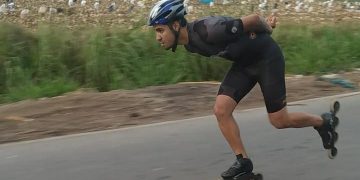 Glockner Ropero se prepara para el selectivo mundialista de patinaje