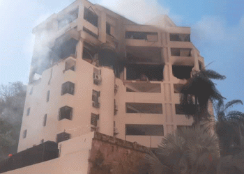 Fuera de peligro heridos en incendio de edificio