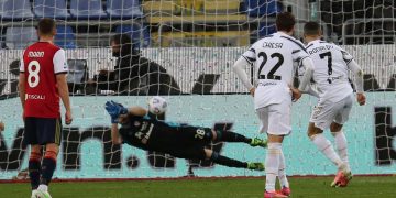 El Cagliari paga la furia de Cristiano