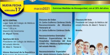 Actos del Día del Médico se realizan este miércoles