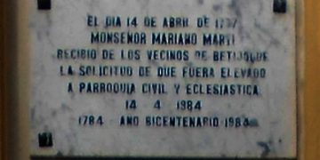 Una fecha que pasa desapercibida: La solicitud de elevación a parroquia de Betijoque