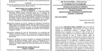 Unidad Tributaria pasa de Bs. 1.500 a Bs. 20.000