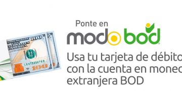 Con el BOD paga tus consumos usando tu cuenta en moneda extranjera