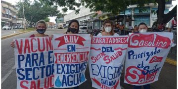 El Vigía: Enfermeros exigen condiciones higiénicas y vacunas