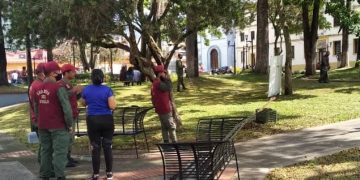 Plaza Belén fue recuperada por la Alcaldía y no por militares