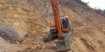 Repararon tramo de la vía agrícola de Aricagua