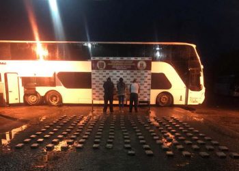 Pillan autobús cargado de droga en Carora