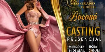 Miss Grand Trujillo invita a su casting presencial en Boconó
