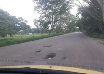 Sin demarcación y con enormes huecos se encuentra la Troncal 5 que comunica al Táchira con Barinas 