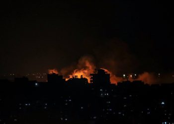Intensos bombardeos israelíes desde tierra y aire en Gaza