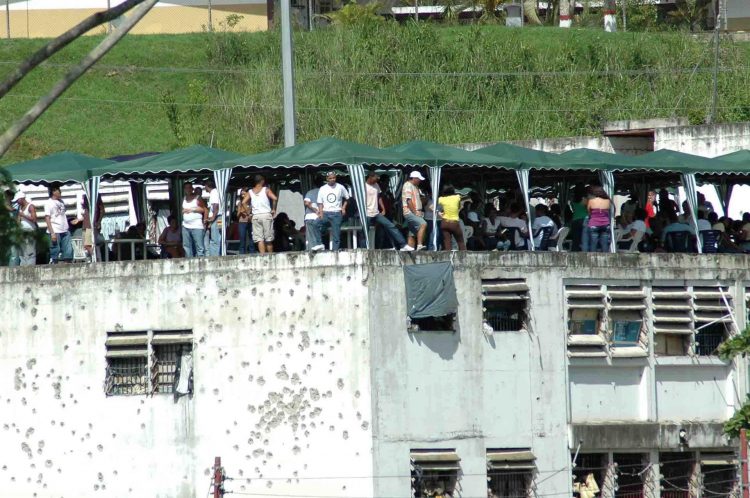 Vista de la cárcel El Rodeo, ubicada a unos 50 kms de Caracas. EFE/Archivo