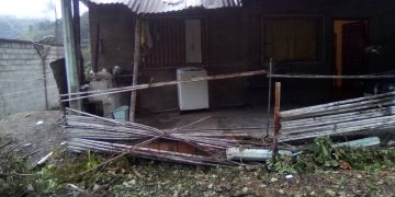  Afectada vivienda por derrumbe en la troncal 007 con salida Boconó-Portuguesa