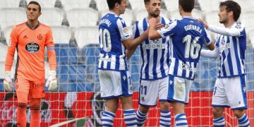 4-1. El Valladolid se ausentó en la primera mitad y fue goleado por la Real