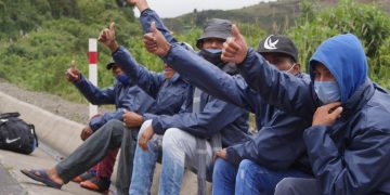 El 96 % de los migrantes venezolanos ve Ecuador como destino