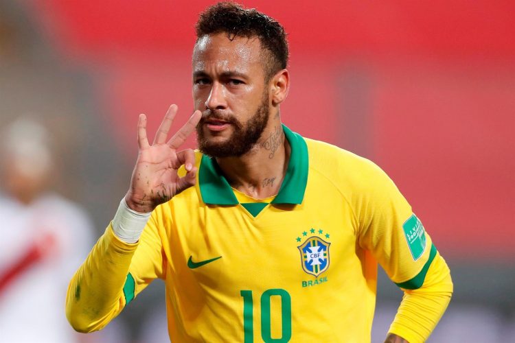 Neymar, jugador de Brasil. EFE/Paolo Aguilar POOL/Archivo