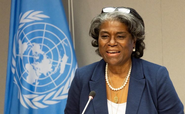 La embajadora de Estados Unidos ante la ONU, Linda Thomas-Greenfield. EFE/EPA/JUSTIN LANE/Archivo