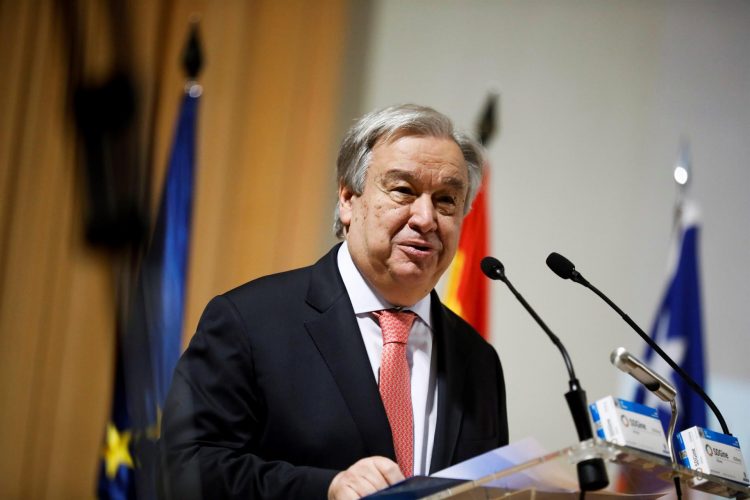 En la imagen, el secretario general de Naciones Unidas, António Guterres. EFE/David Fernández/Archivo