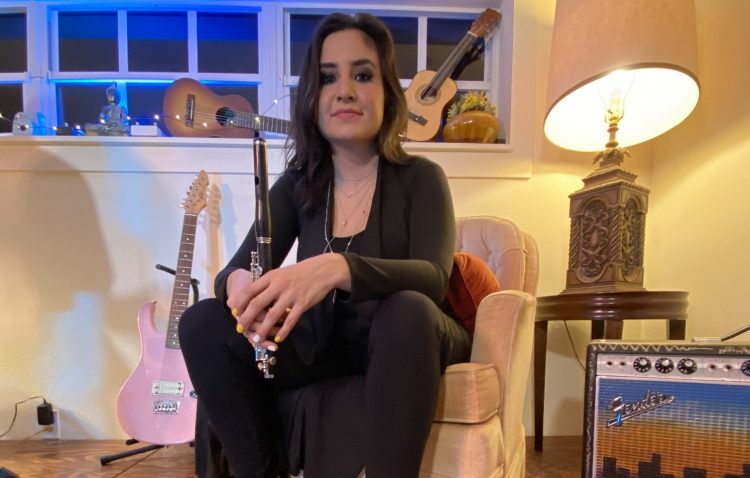 Flautista michelenense Eva Moreno
