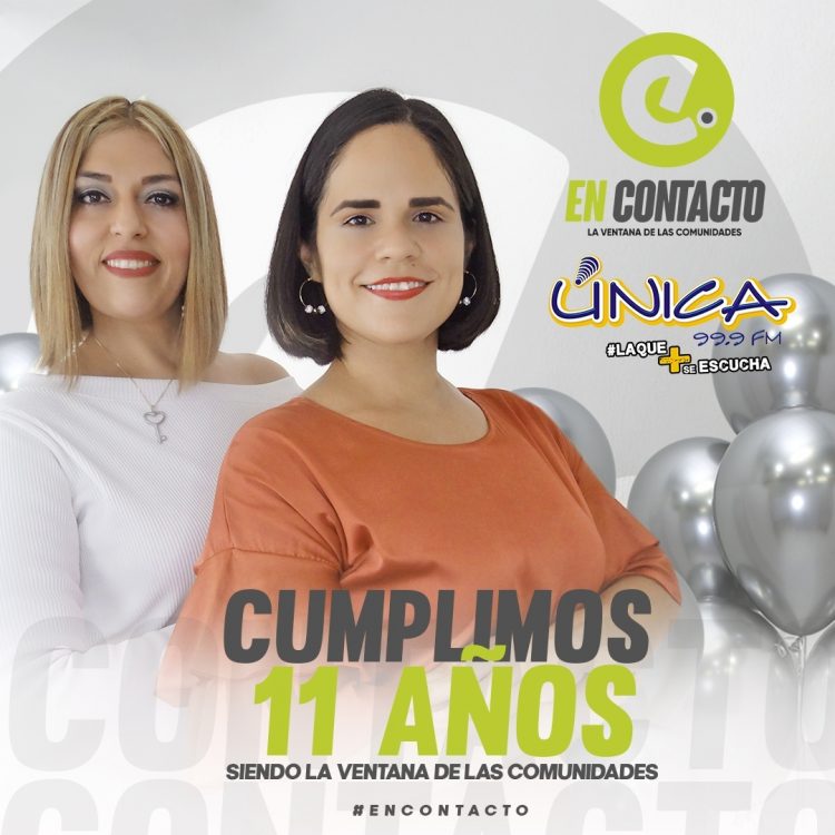 Andreina Terán y Mayra Linares conductoras del programa en  Contacto