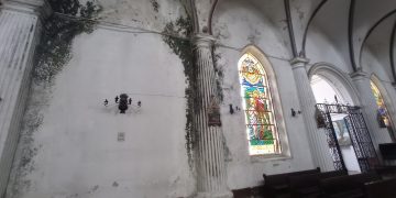 En riesgo de colapso Iglesia de La Ermita por daños en su infraestructura