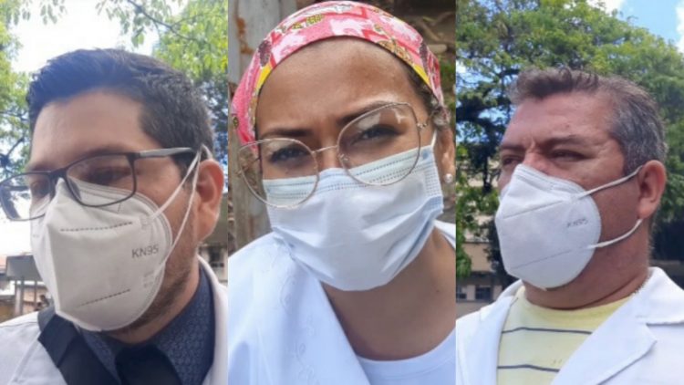Trabajadores de la salud del Táchira opinan sobre la vacunación con el biológico de ensayo Abdala. Foto AP
