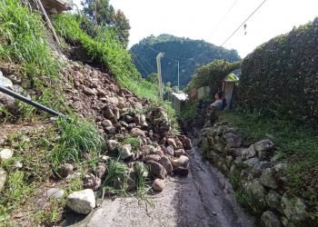 Se desbordó la quebrada de la Cuesta de Belén afectando viviendas